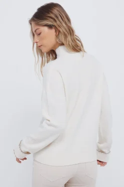 Springfield Vestido corto punto cable knit nude Best