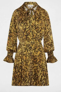 Morgan Vestido corto satinado Multicolor New