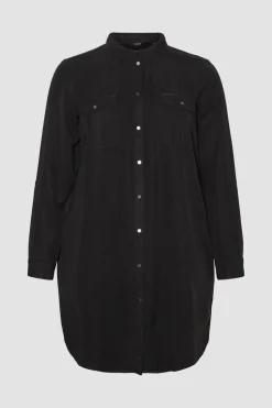 Vero Moda Curve Vestido corto vaquero talla grande Negro Best