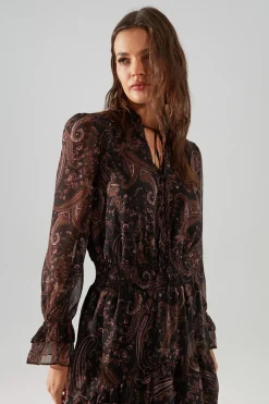 Trendyol Vestido cuello halter estampado Sale