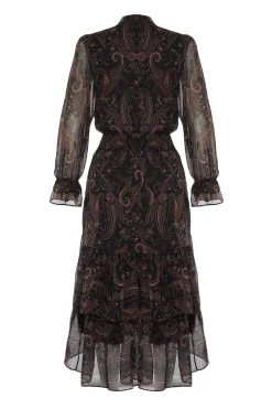 Trendyol Vestido cuello halter estampado Sale