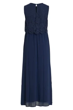 Vila Vestido de fiesta largo Azul marino Outlet