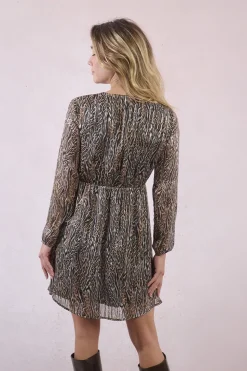 Molly Bracken Vestido de manga larga con estampado Multicolor Discount