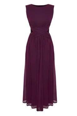 Trendyol Vestido de noche morado/lila New