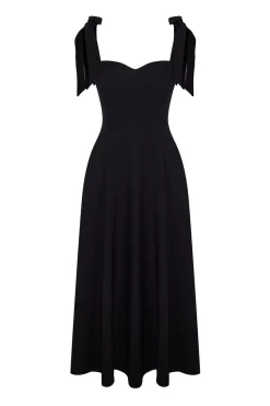 Trendyol Vestido de noche negro Sale