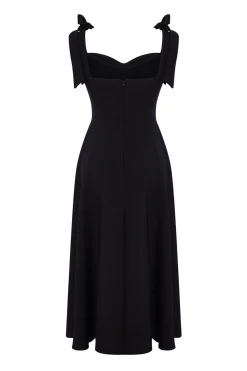 Trendyol Vestido de noche negro Sale