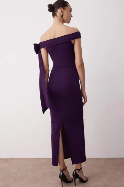 Trendyol Vestido de punto morado/lila