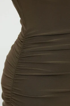 Trendyol Vestido de punto kaki Clearance