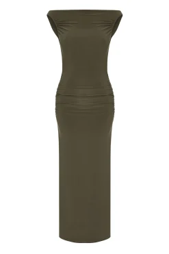 Trendyol Vestido de punto kaki Clearance