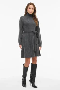 Vila Vestido de punto corto Gris New