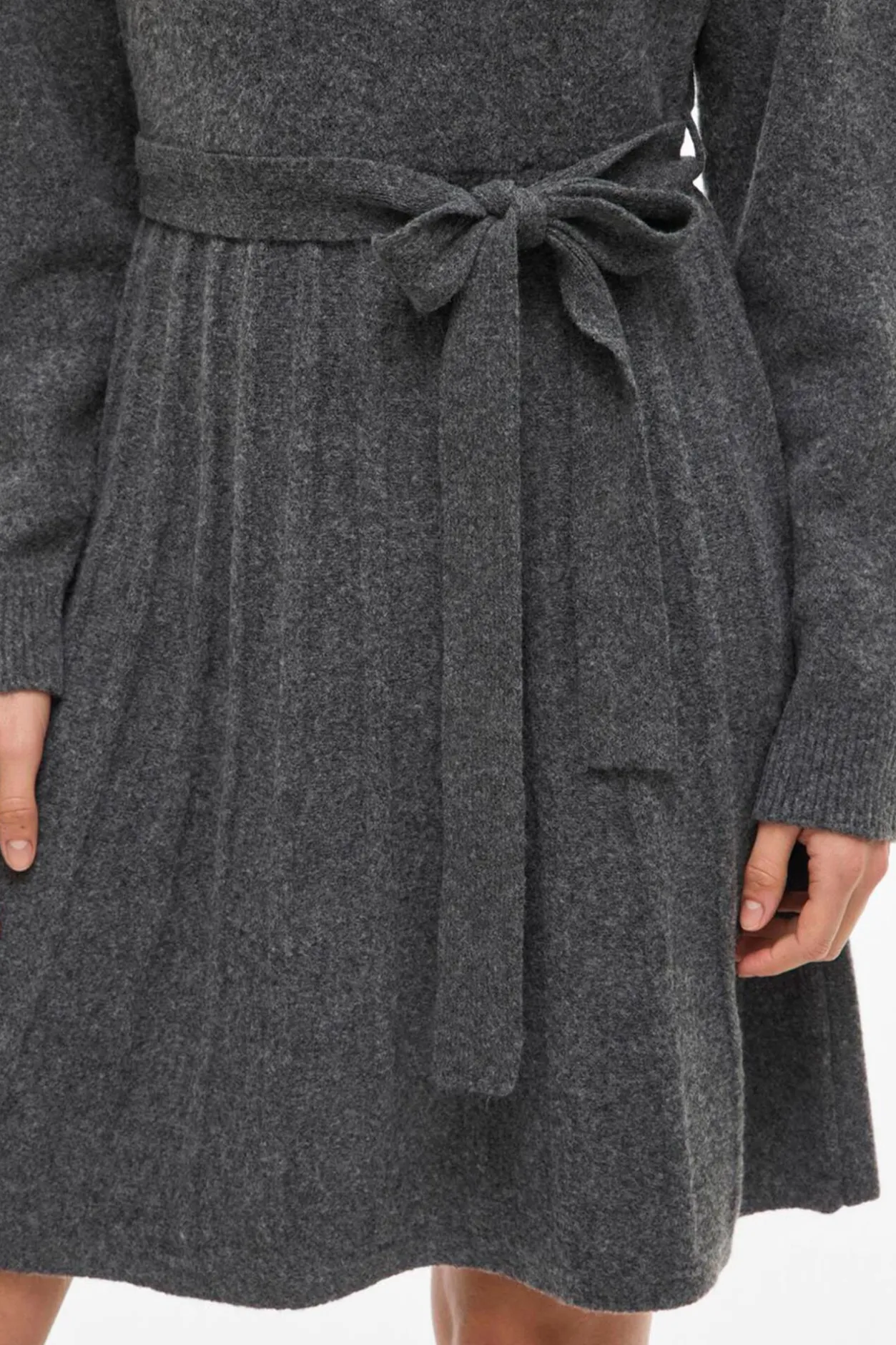 Vila Vestido de punto corto Gris New