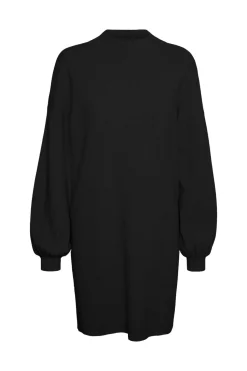 Vero Moda Vestido de punto corto manga larga Negro New
