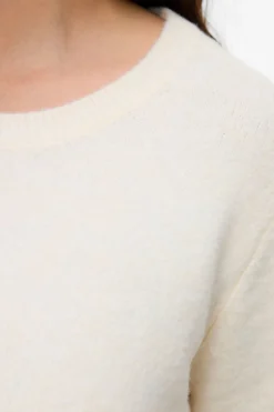 Vero Moda Curve Vestido de punto manga larga talla grande Beige Outlet