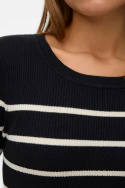 Vero Moda Vestido de punto midi de manga larga Multicolor Clearance