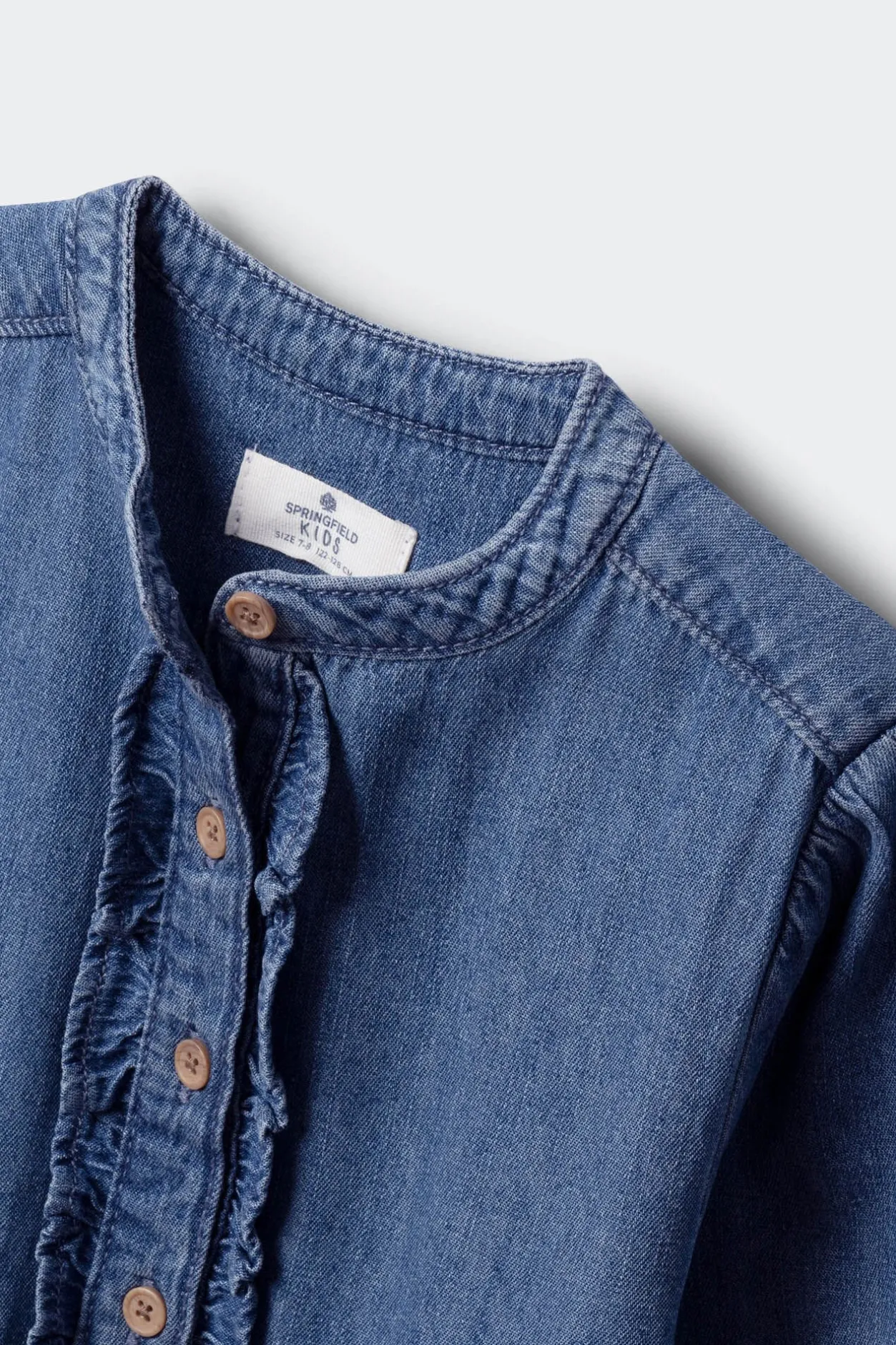 Springfield Kids Vestido DENIM niña azul Outlet