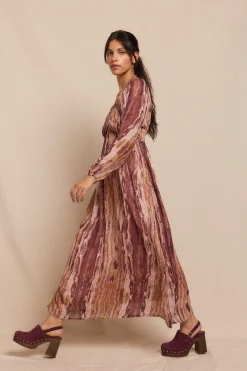 Slowlove Vestido estampado frunces Multicolor Discount