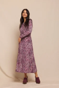 Slowlove Vestido estampado frunces Multicolor Online