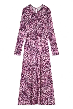 Slowlove Vestido estampado frunces Multicolor Online