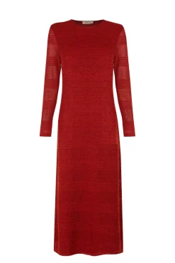 Slowlove Vestido estructura rústica Naranja Discount