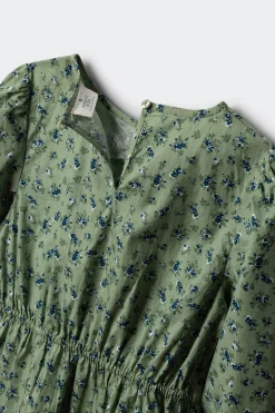 Springfield Kids Vestido flores niña verde New