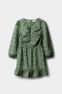 Springfield Kids Vestido flores niña verde New