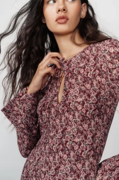 High Spirits Vestido Florin kaki