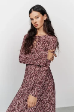 High Spirits Vestido Florin kaki