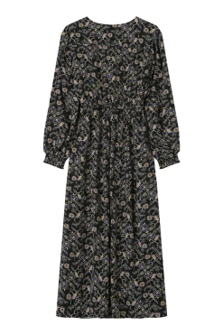 Grace & Mila Vestido largo envolvente Negro Outlet