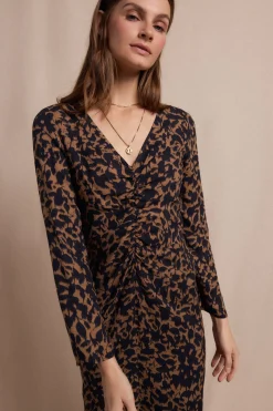 Slowlove Vestido largo estampado Negro Best