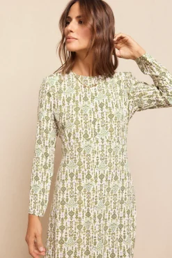 Slowlove Vestido largo estampado Multicolor Clearance