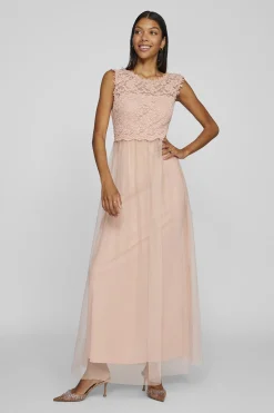 Vila Vestido largo fiesta Rosa