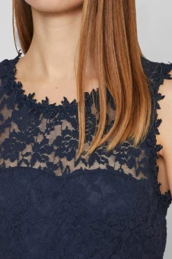 Vila Vestido largo fiesta Azul Hot