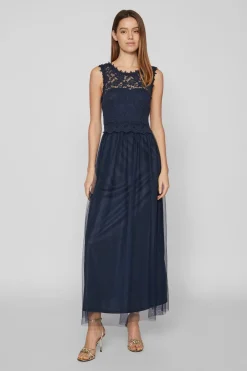 Vila Vestido largo fiesta Azul Hot