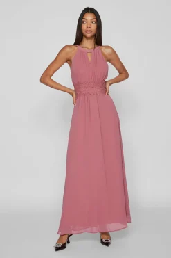 Vila Vestido largo fiesta Rosa New