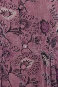 Pedro del Hierro Vestido largo fluido Morado