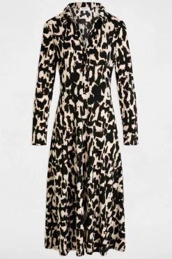 Morgan Vestido largo recto estampado Multicolor Best