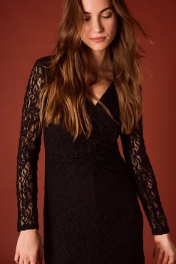 Slowlove Vestido lencero Negro Sale