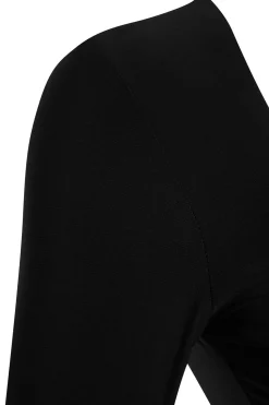 Trendyol Vestido maxi de punto negro Online