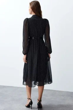 Trendyol Vestido midi negro Best