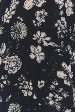 Trendyol Vestido midi chal negro