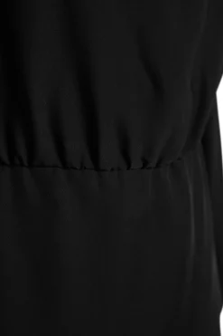 Trendyol Vestido midi con abertura negro Outlet