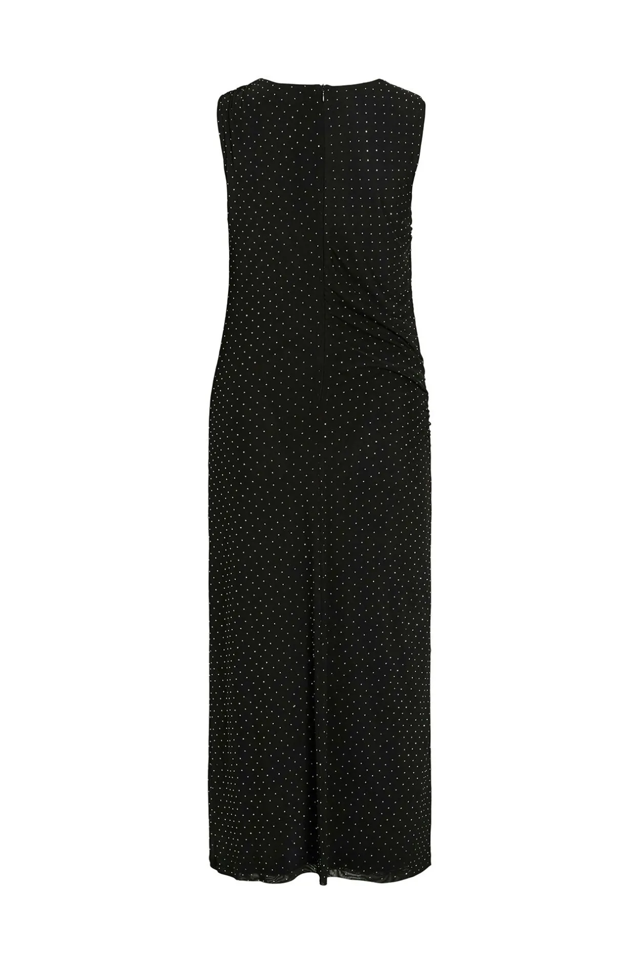 Vila Vestido midi con brillos Negro Best