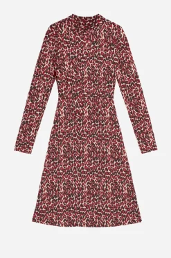 Cuplé Vestido midi punto estampado geometrico Multicolor New