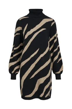 Object Vestido punto estampado Multicolor