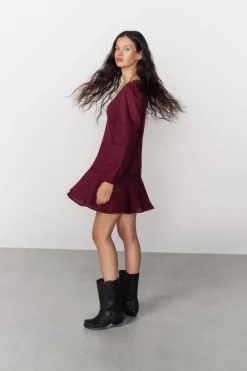 High Spirits Vestido Vela burdeos Best