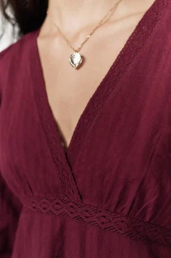 High Spirits Vestido Vela burdeos Best