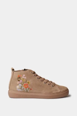 Toni Pons Zapatilla abotinadabcon detalles florales beige Best