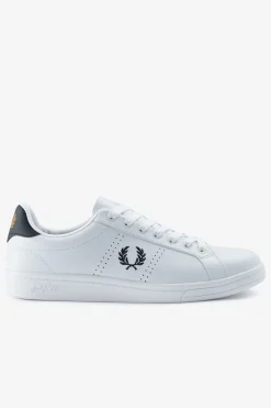 Fred Perry Zapatilla B721 leather Blanco Sale