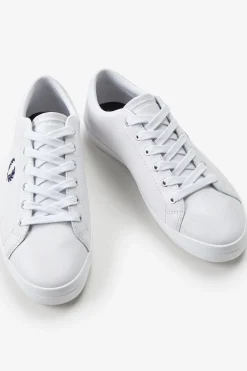 Fred Perry Zapatilla baseline leather Blanco Outlet