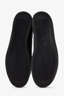 Fred Perry Zapatilla baseline leather Negro Online